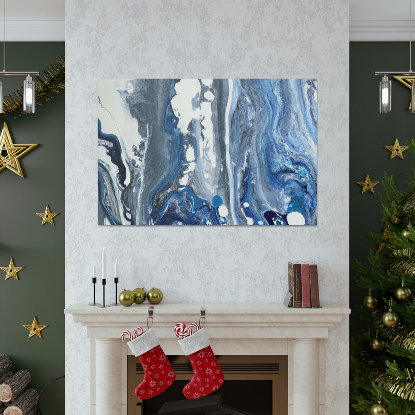 Blue Opulence - Canvas
