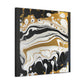 Golden Flux Swirls - Canvas