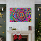 Vivid Floral Burst - Canvas