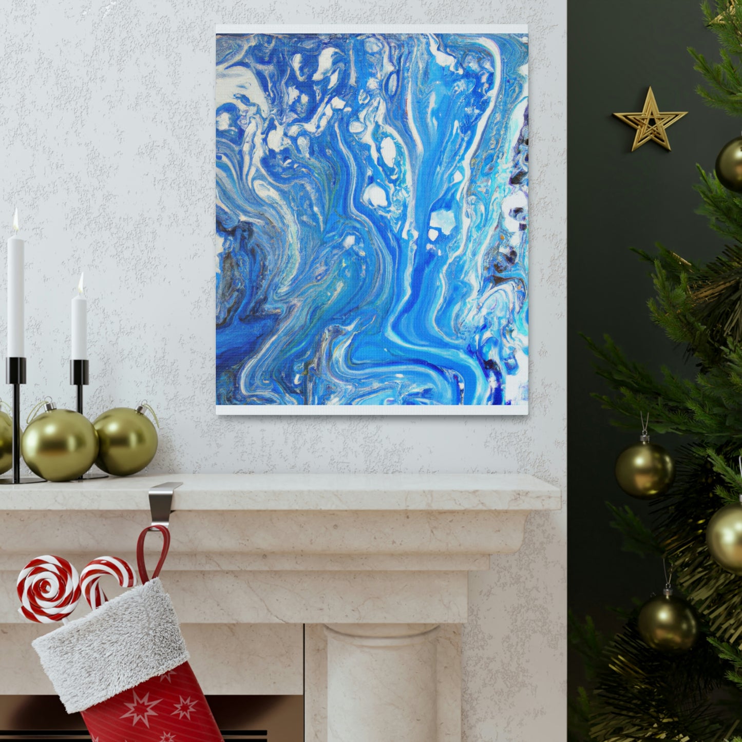 Aqua Bliss. - Canvas