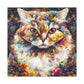 Flower Cat - Canvas