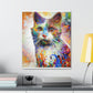 Bloomy Feline! - Canvas