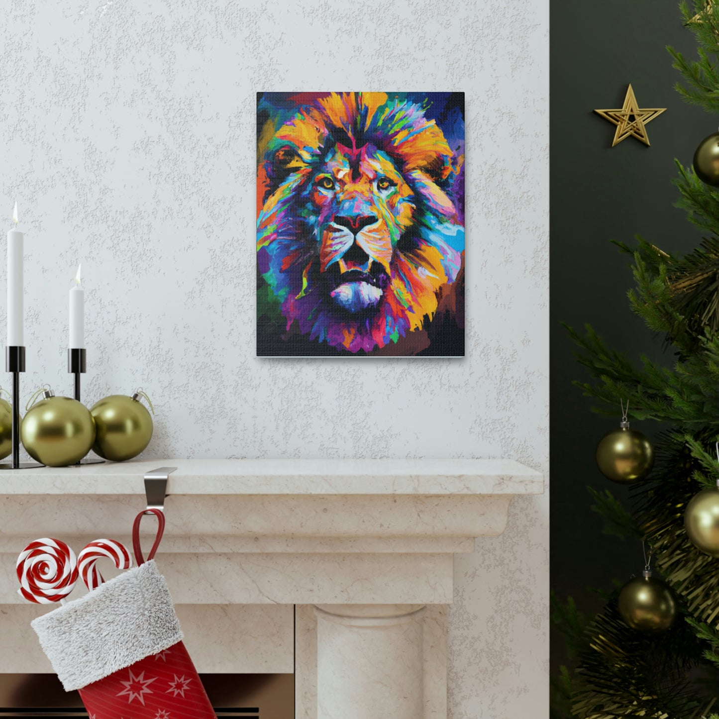 Lion Spectrum. - Canvas