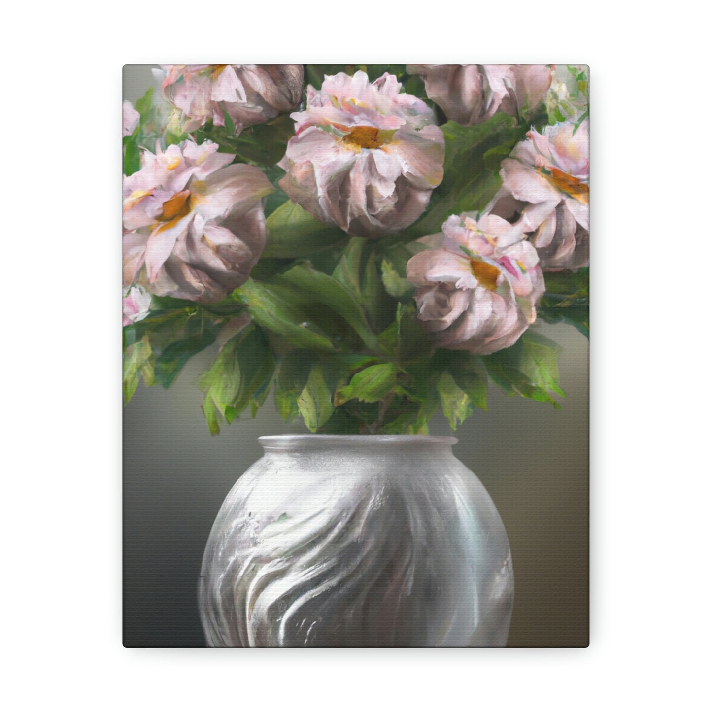 Vase Bouquet Bloom - Canvas