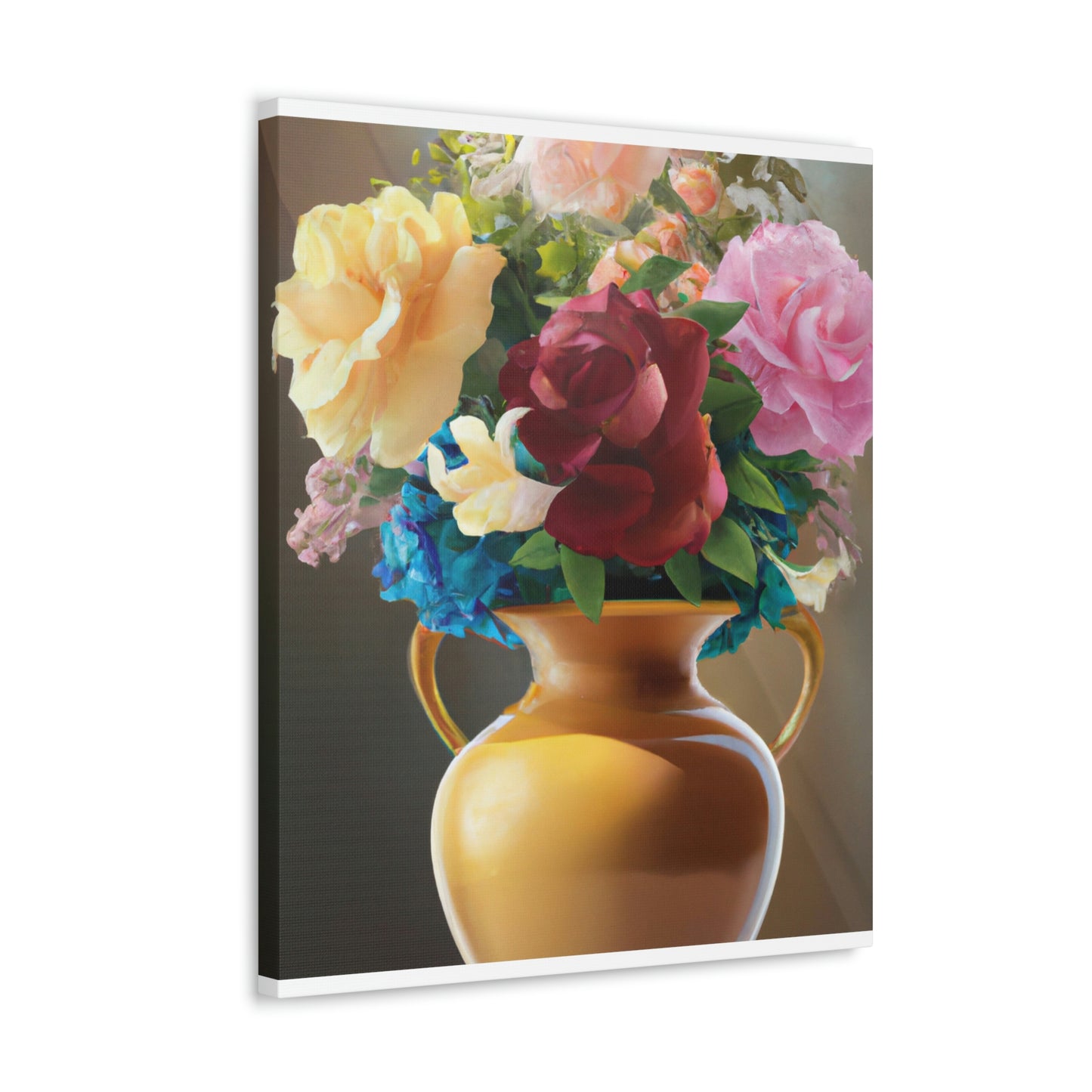 Vase Blossom Splendor - Canvas