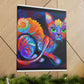 Feline Blooms. - Canvas