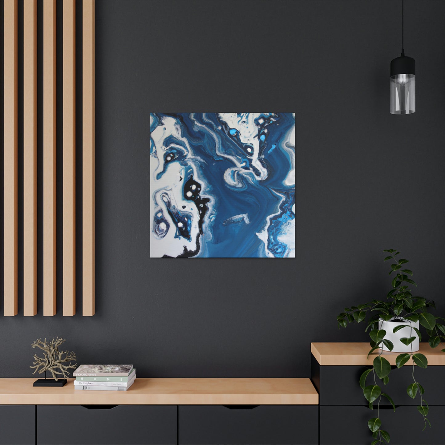 Twilight Swirls. - Canvas