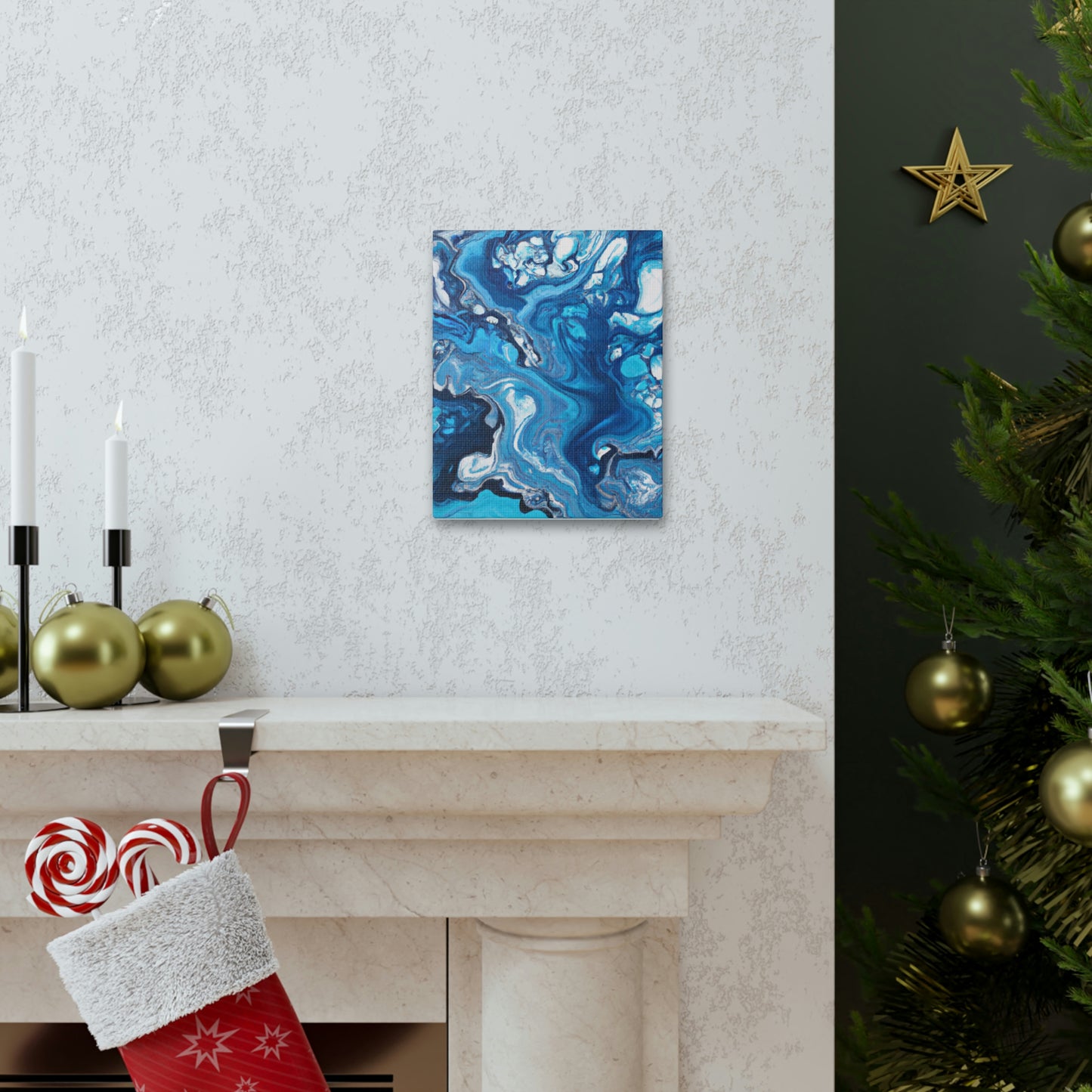 Blue Elegance - Canvas