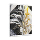 Golden Sparkle Flow. - Canvas