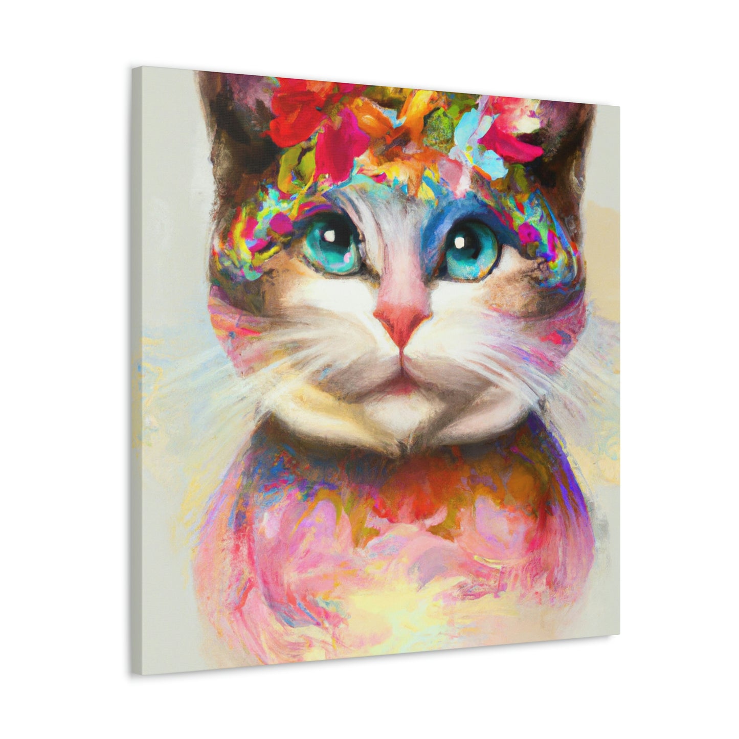 Bloom Cat - Canvas