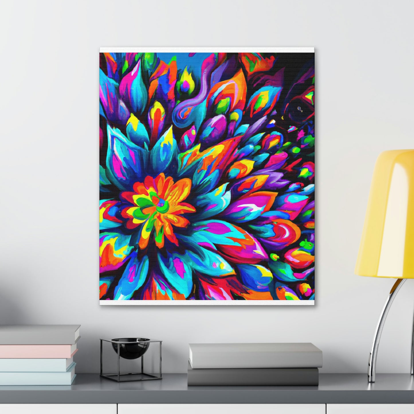 "Psychedelic Bloom" - Canvas