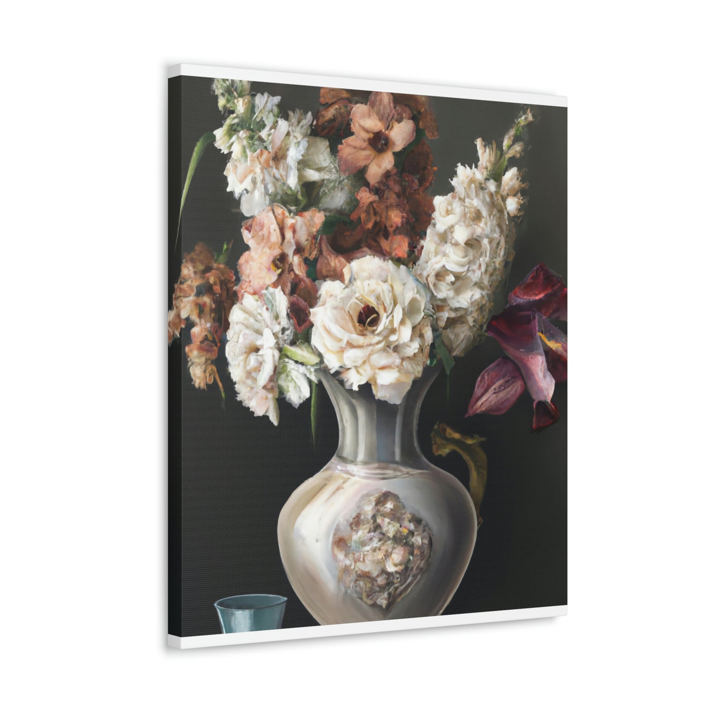 Tender Blooms Brushed. - Canvas