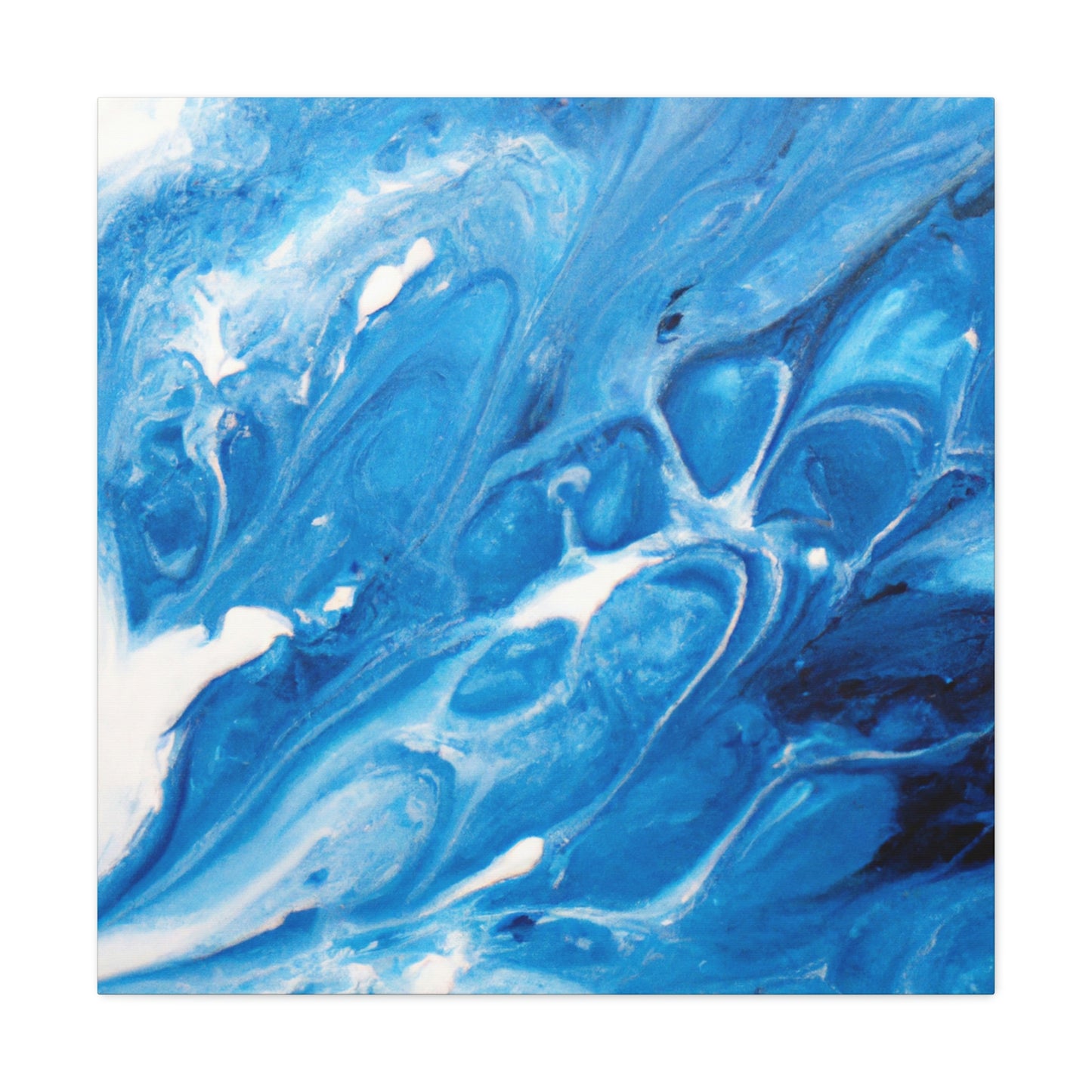 Blue Vapour. - Canvas