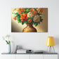 Floral Finesse Honed. - Canvas