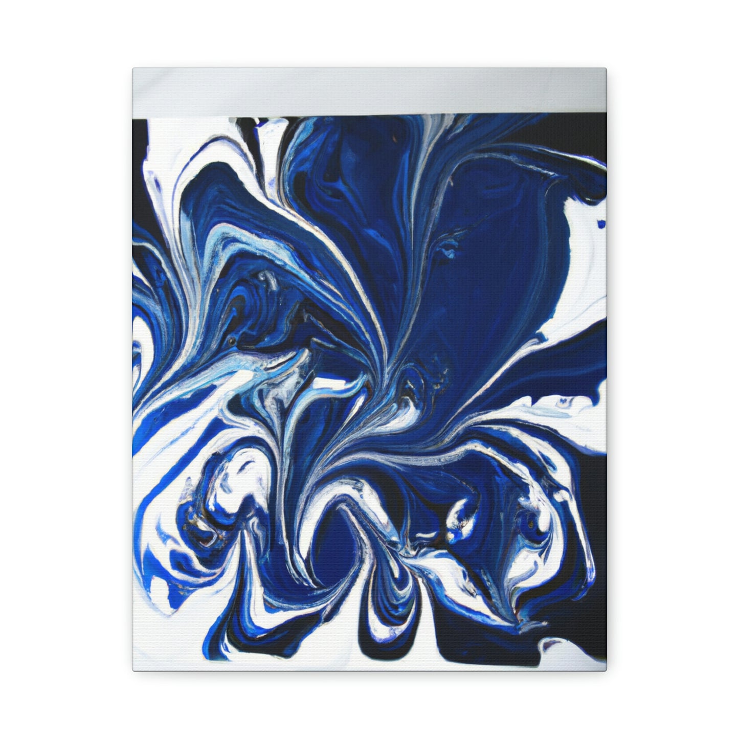 Blue Embrace. - Canvas