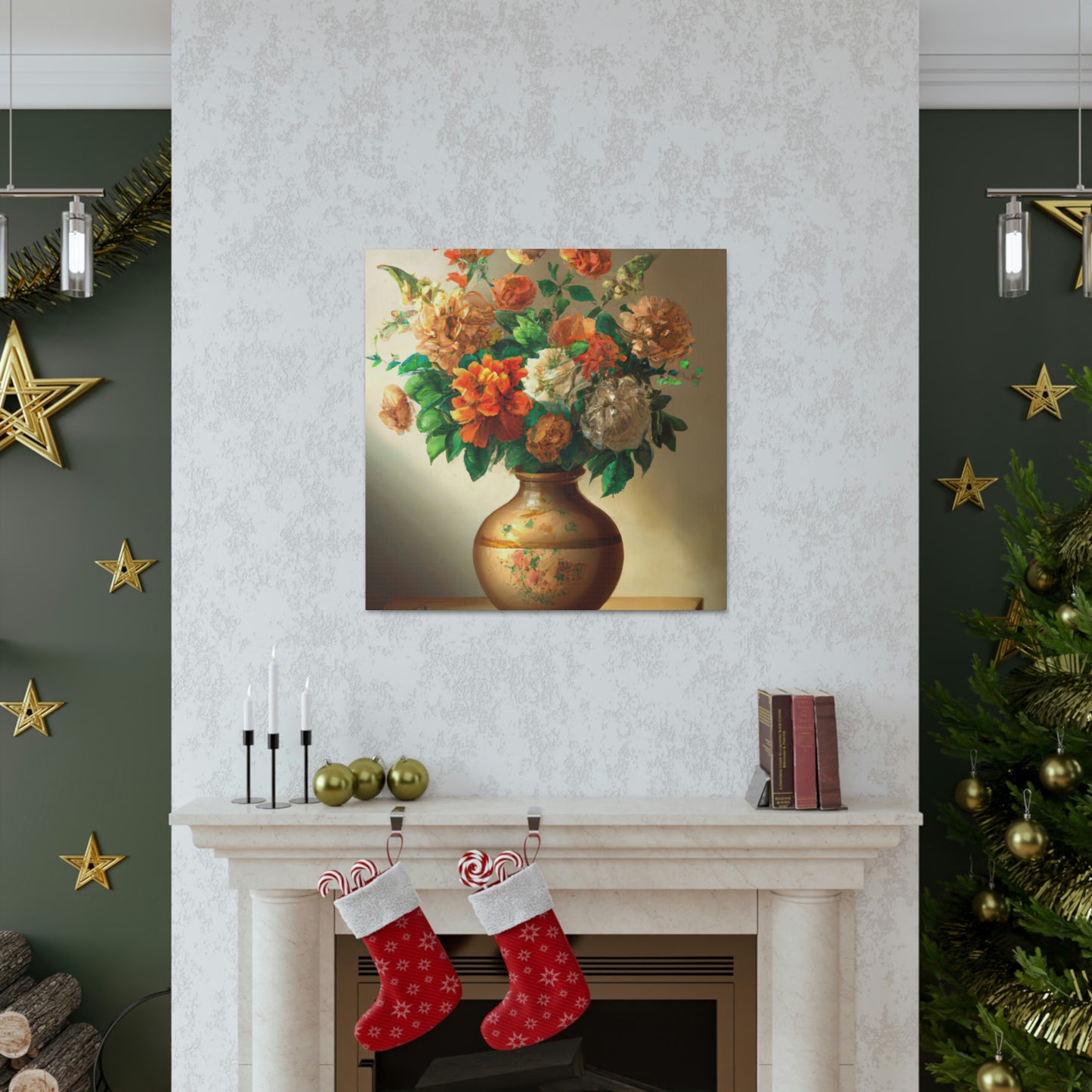Floral Finesse Honed. - Canvas