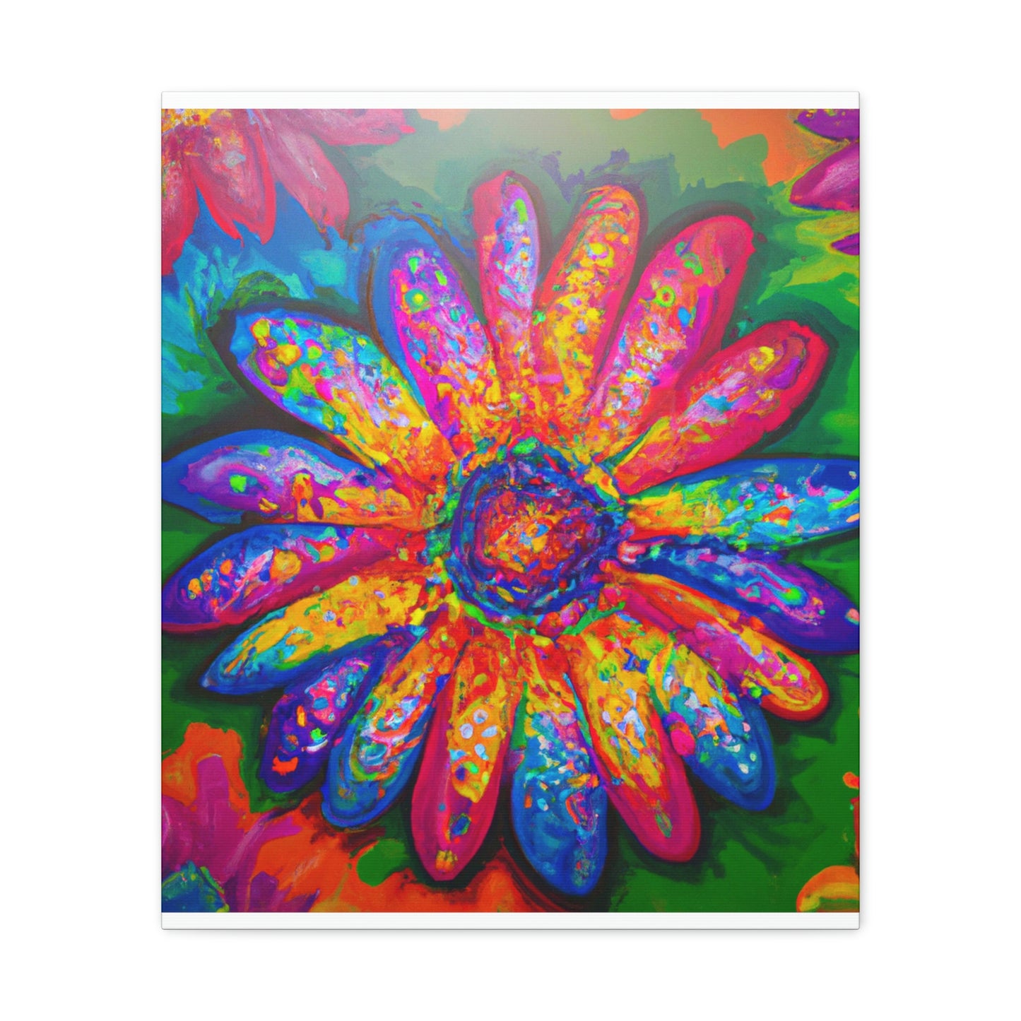 Vivid Blooms. - Canvas