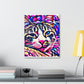1. Multi-Colored Cat Flux
2. Flowered Digital Mix
3. Flowered Room Cat - Canvas
