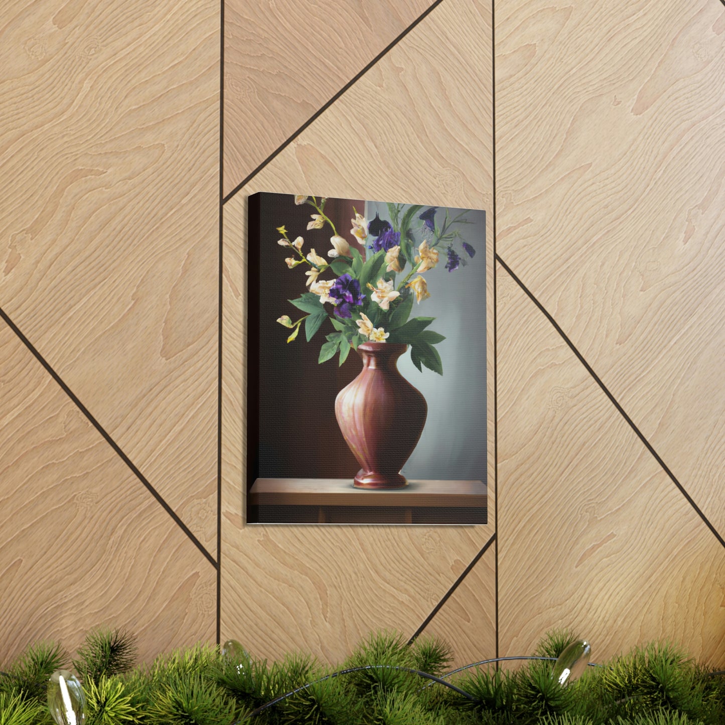 "Intricate Floral Weave." - Canvas