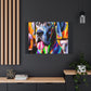 Colorful Canine Joy - Canvas