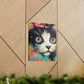 Feline Flourish. - Canvas
