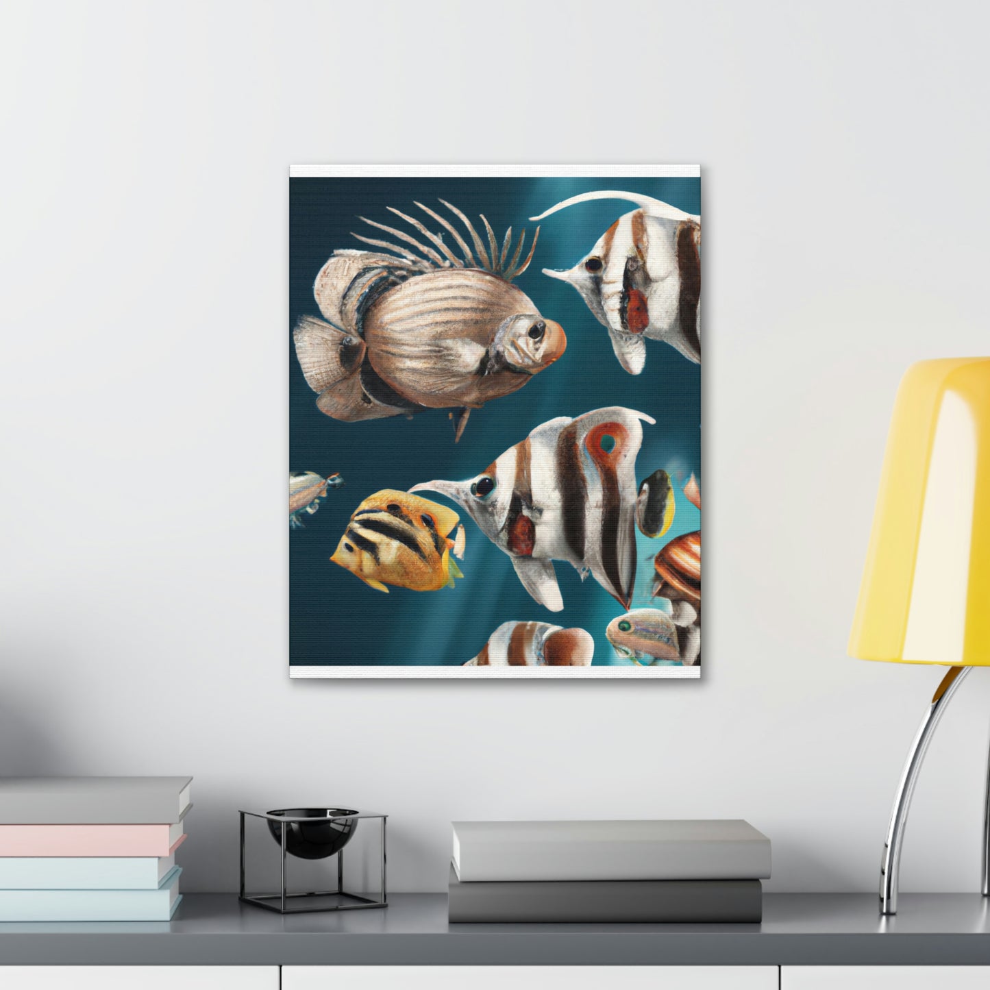 Oceanic Sea Life - Canvas