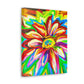 Vivid Floral Vibe. - Canvas