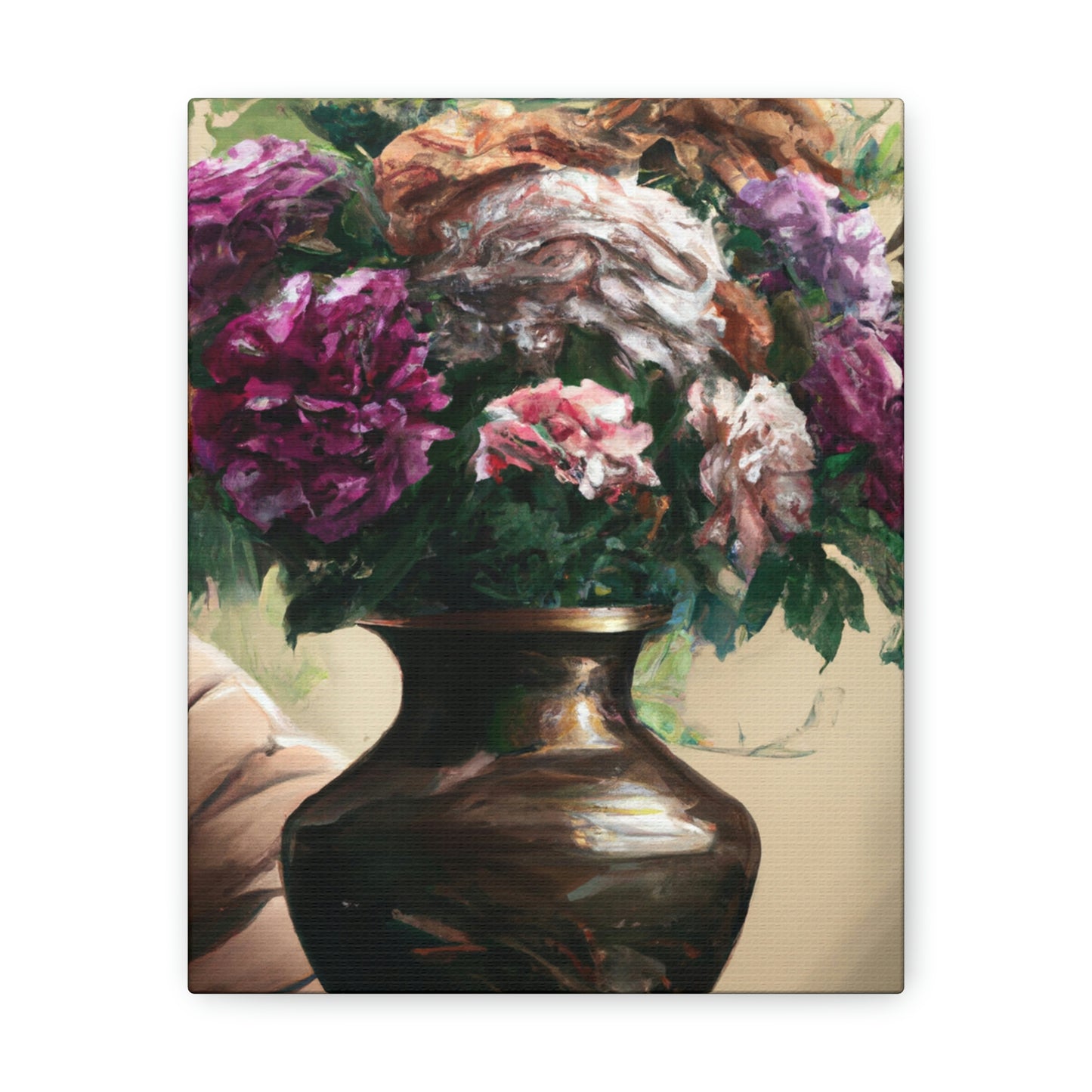 "Petal Palette Foliage". - Canvas