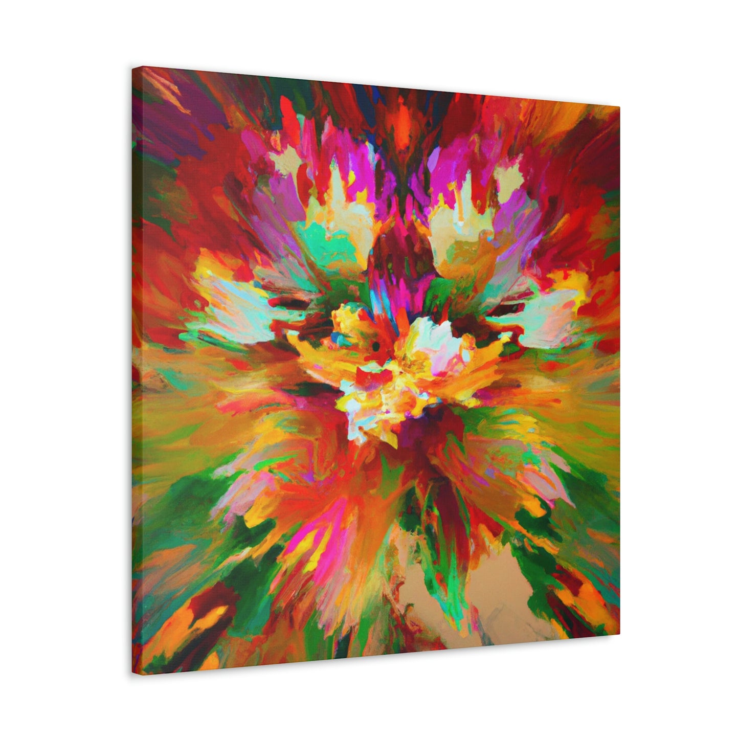 Illuminated Bloom. - Canvas