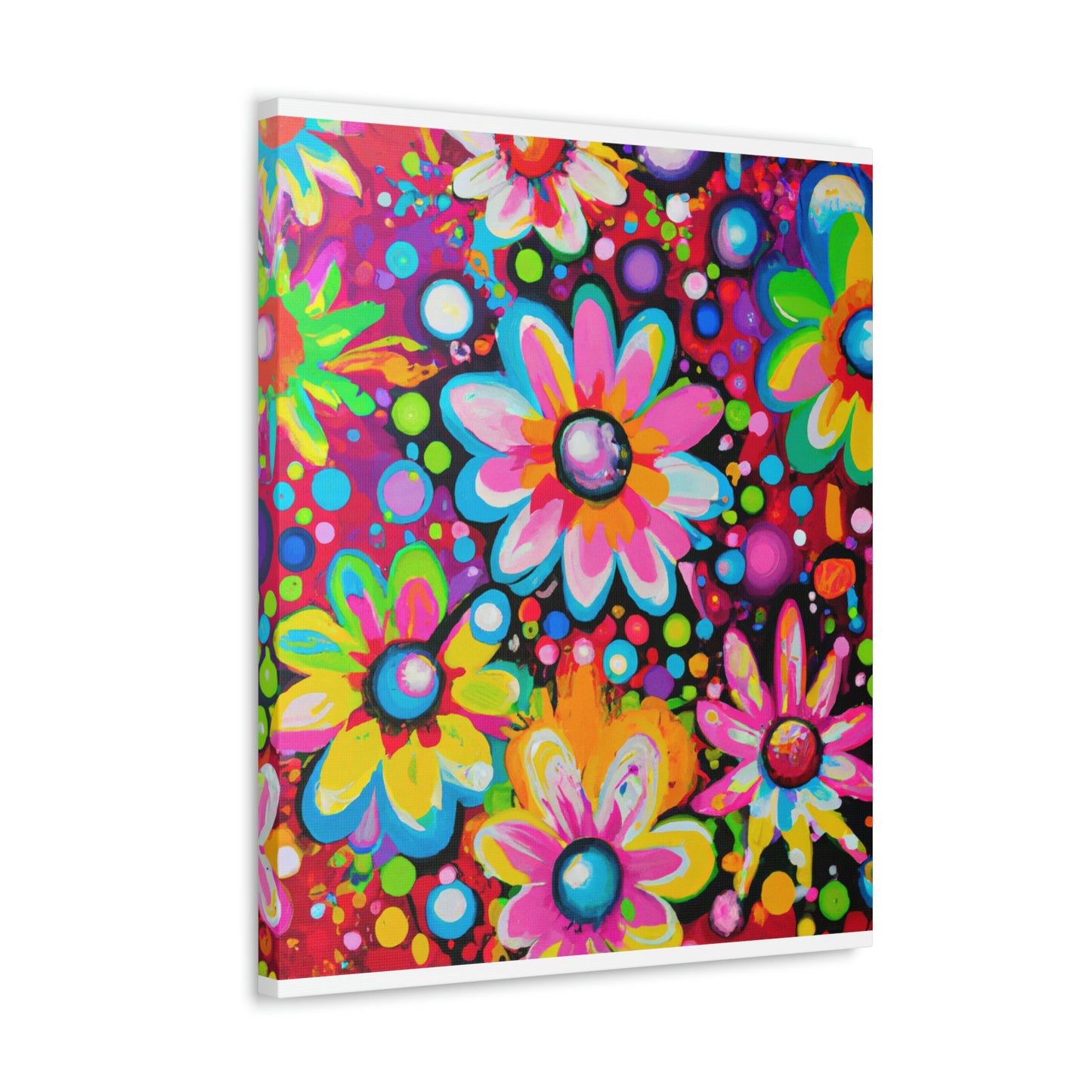 Vibrant Bloom. - Canvas