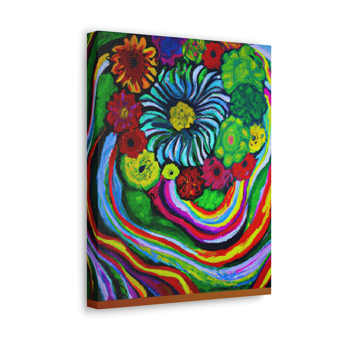 Vivid Blooms. - Canvas