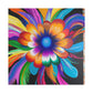 Psychedelic Bloom. - Canvas