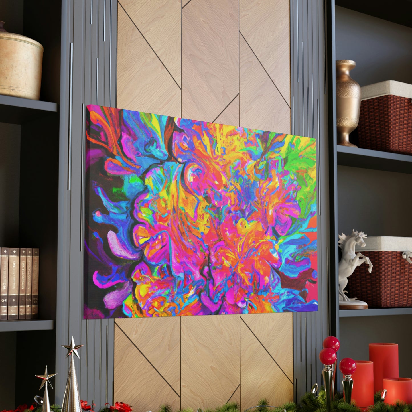 Vivid Blooms. - Canvas