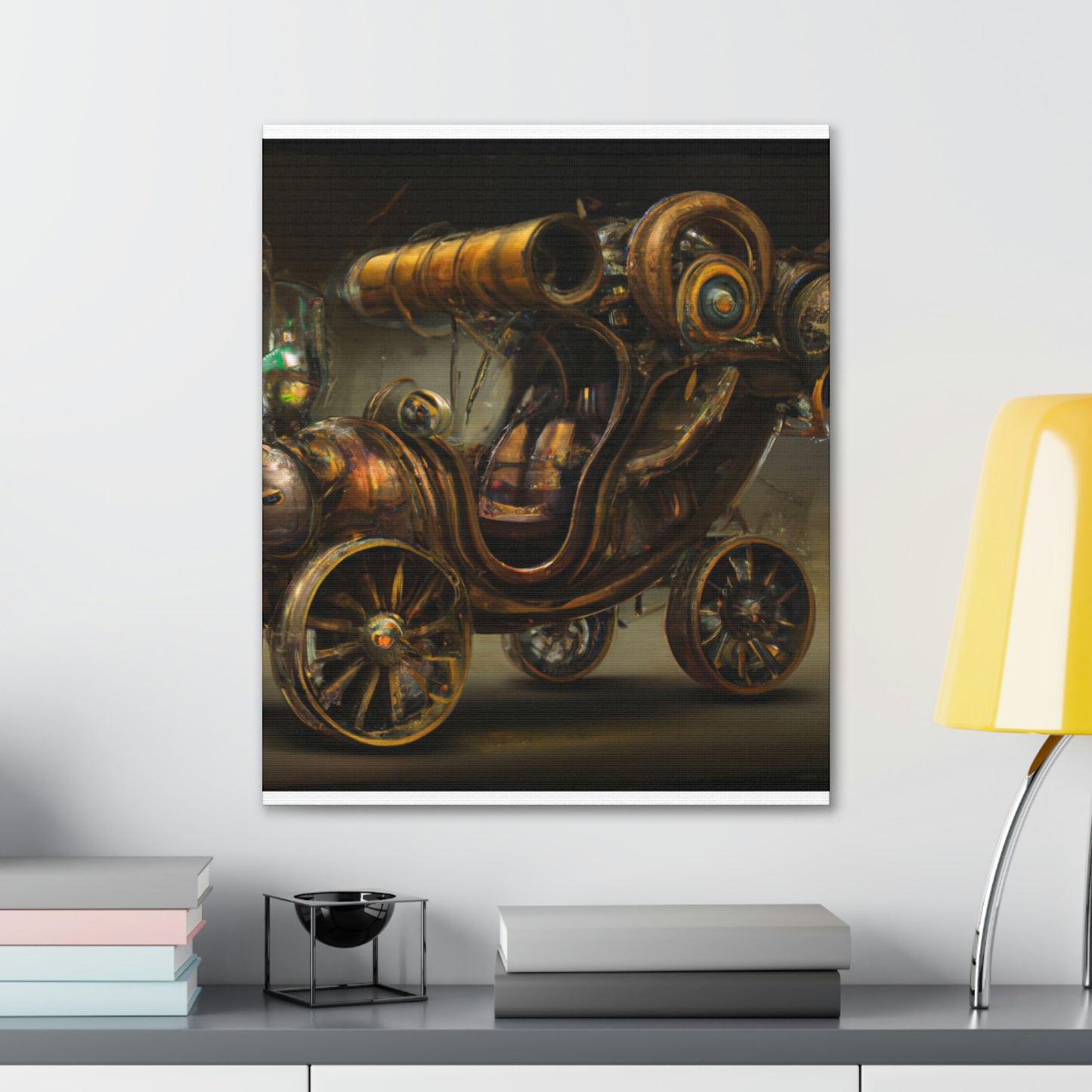 Steampunk Motorcar - Canvas