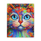 Floral Feline. - Canvas