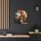 Floral Artistry Vase - Canvas