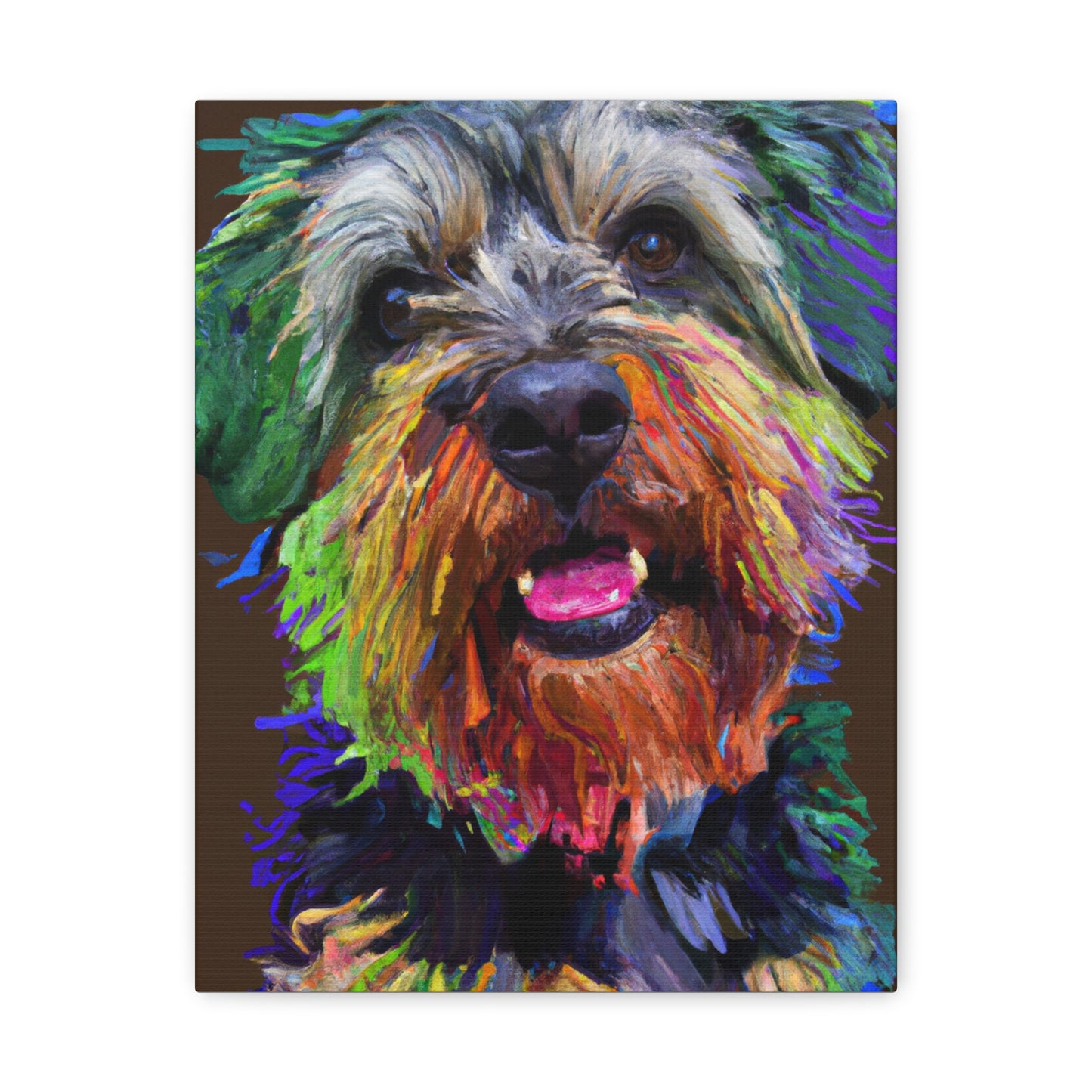 Canine Colorful. - Canvas