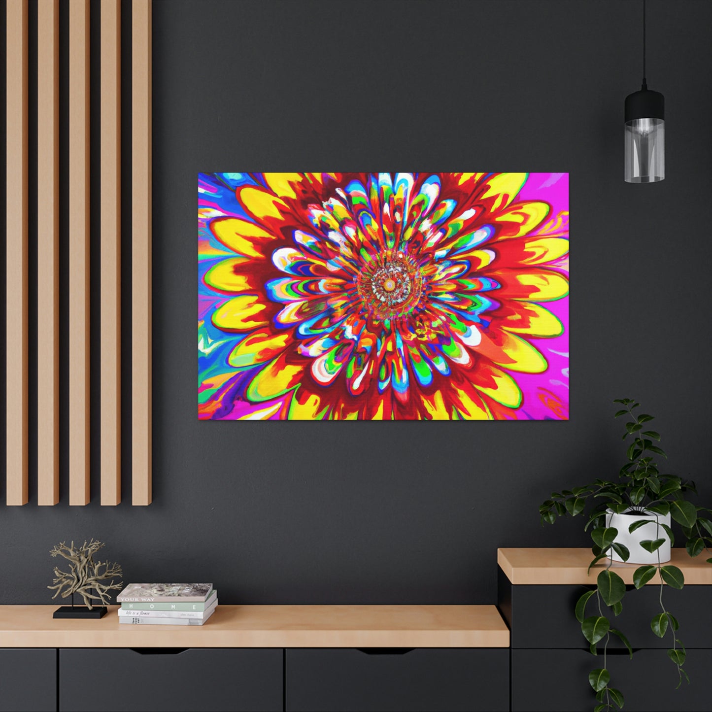 "Vivid Plume" - Canvas