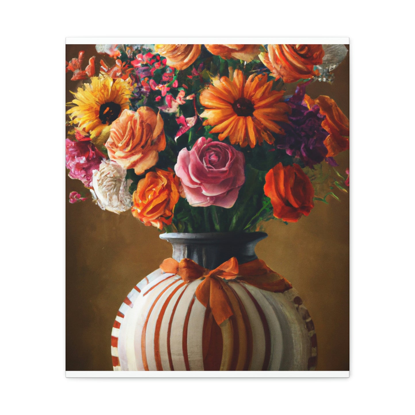 Fluid Floral Beauty - Canvas
