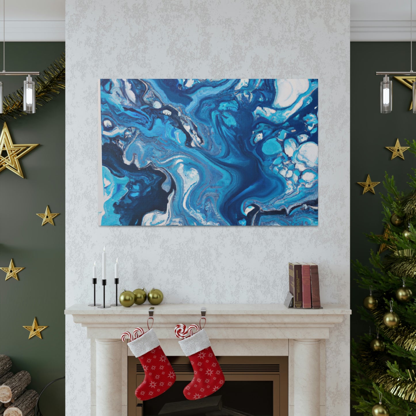 Blue Elegance - Canvas