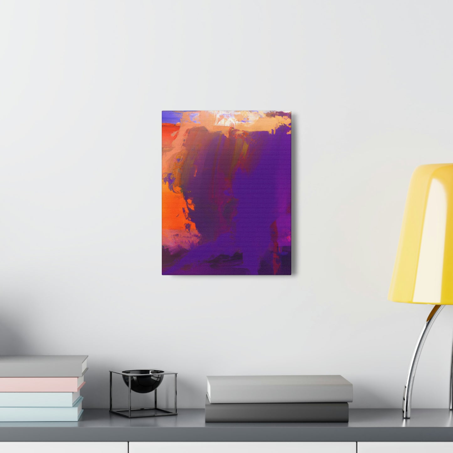 "Brushed Hues" - Canvas