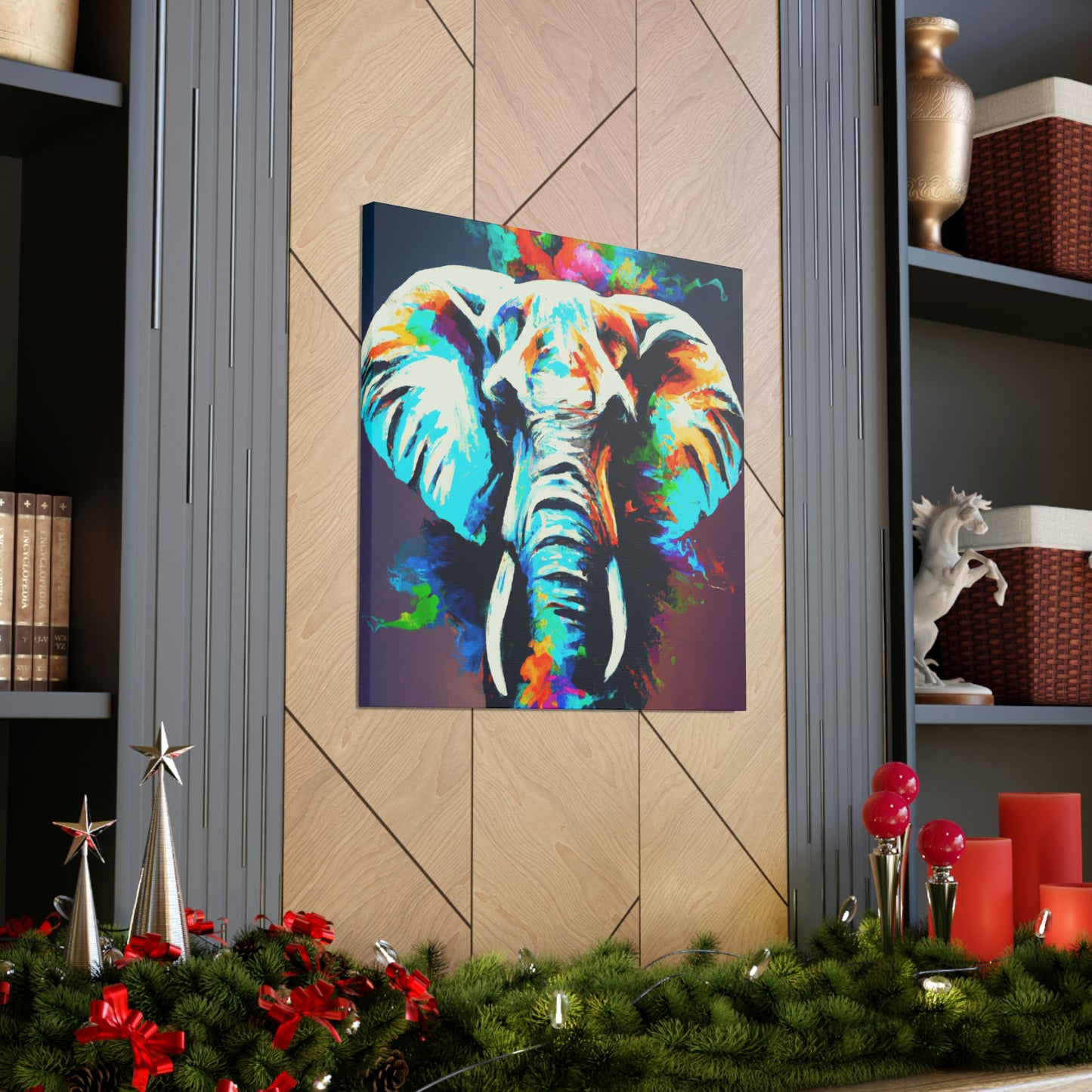 Rainbow Trunk. - Canvas