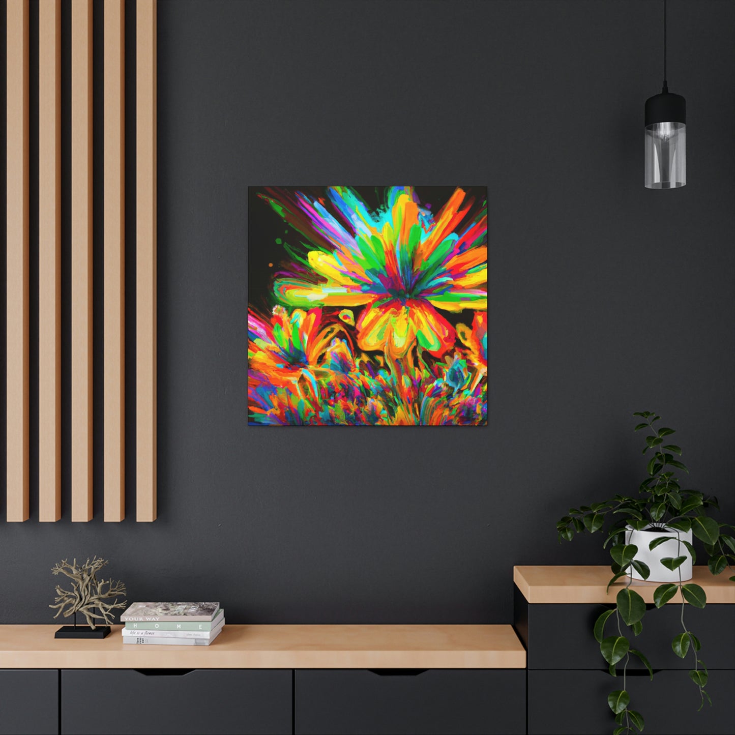 Vivid Bloom. - Canvas