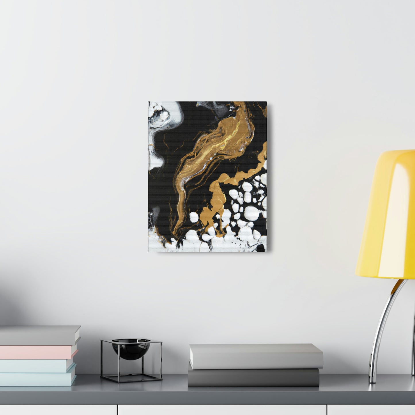 Glittering Ebony Cosmos - Canvas