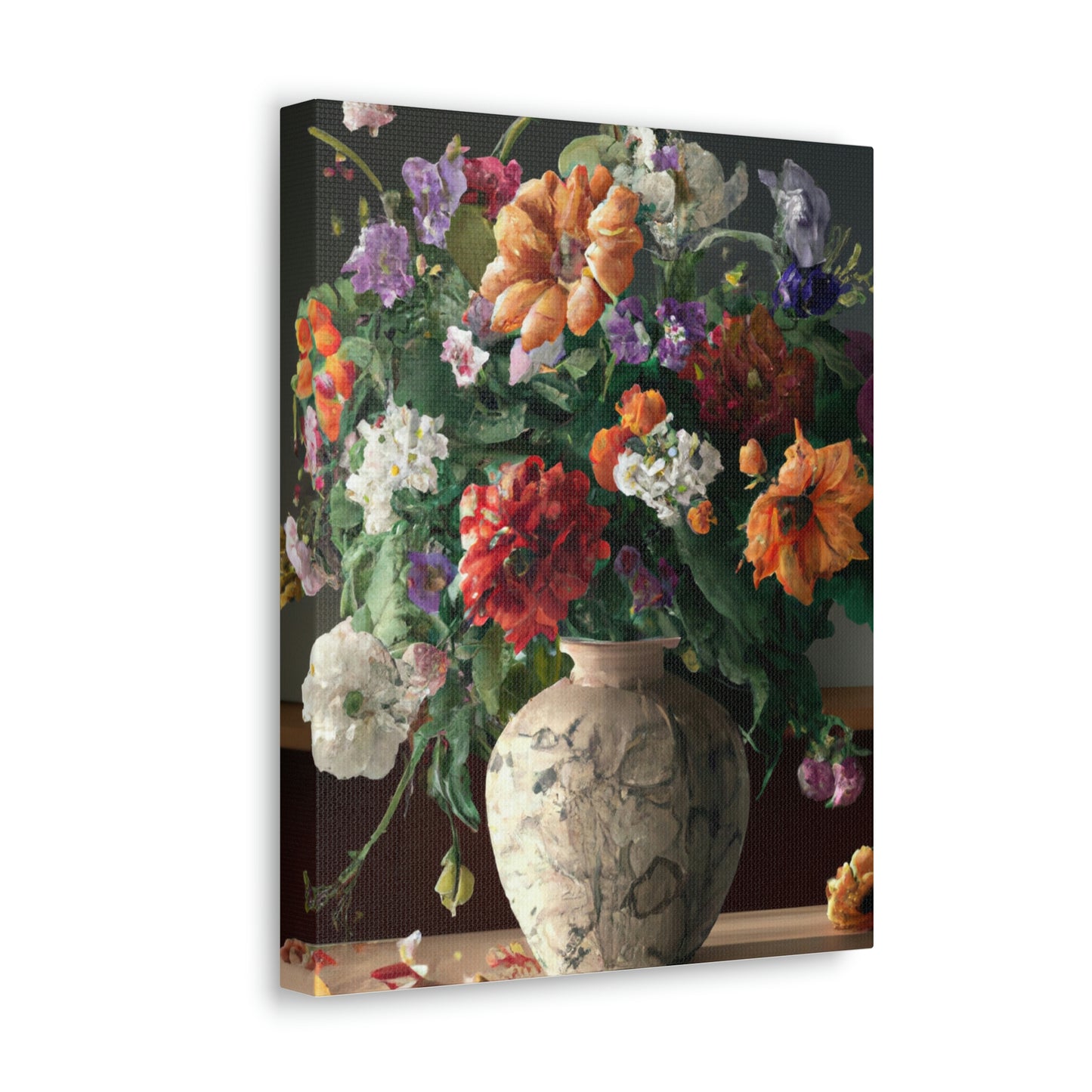 Vibrant Floral Bliss - Canvas