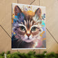 Feline Floral. - Canvas