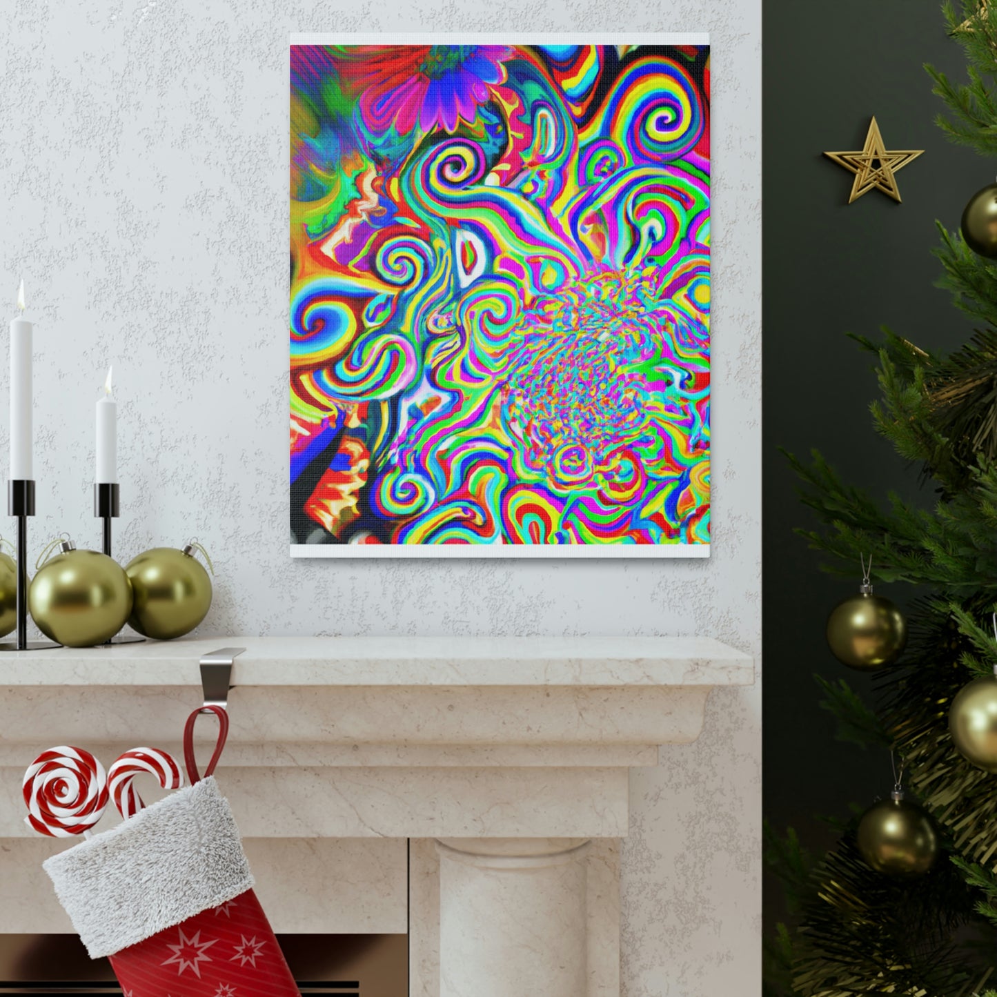 Colorful Cornucopia - Canvas