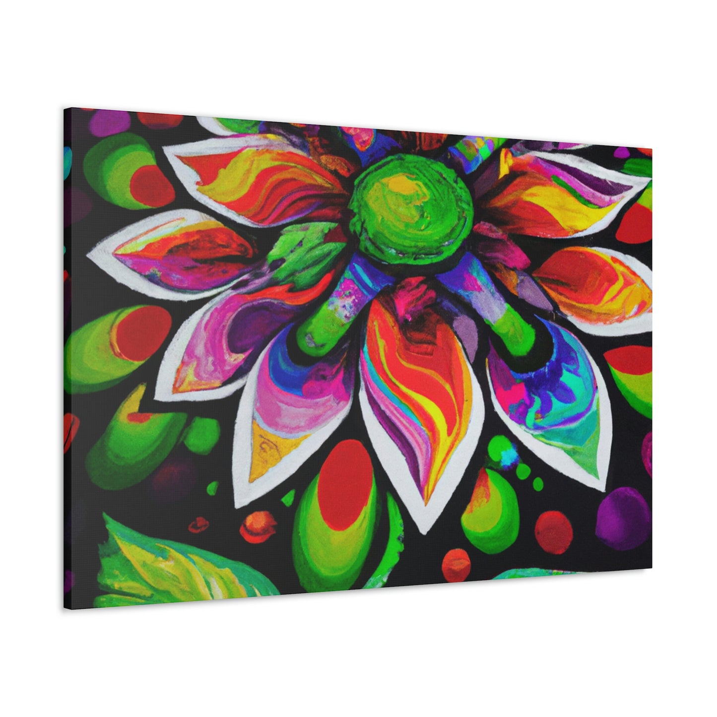 Vibrant Bloom. - Canvas