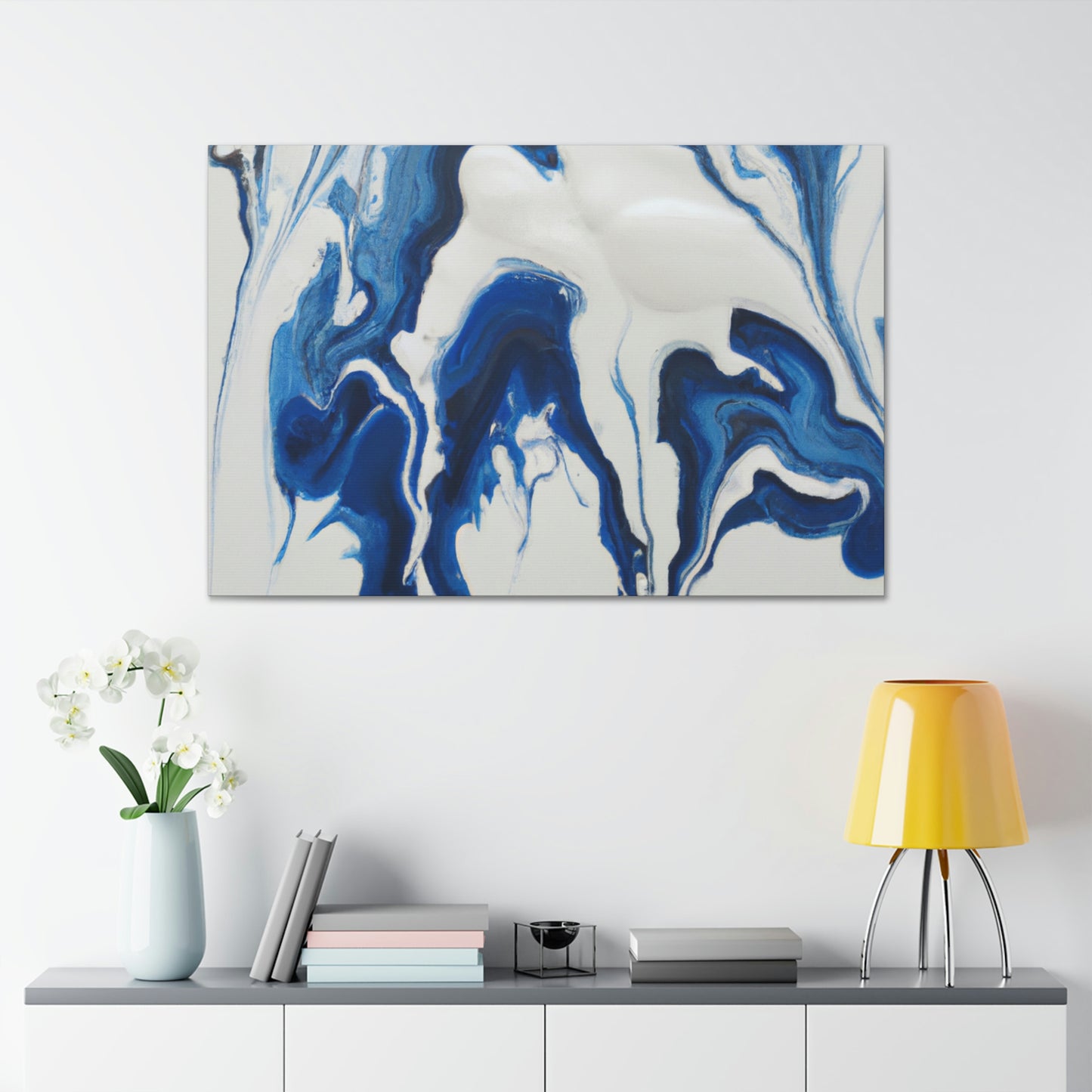 Blue Flux. - Canvas