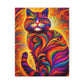 Feline Floral - Canvas